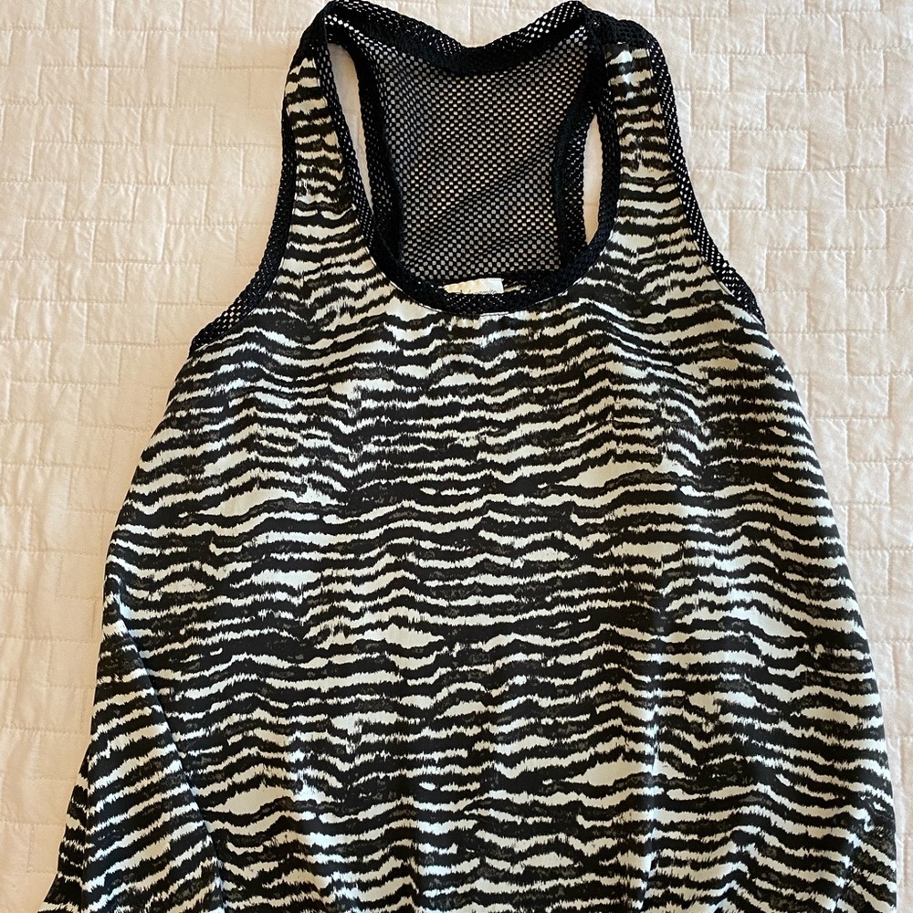 Free add on * Dynamite zebra print sleeveless top